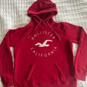 Hollister Vibrant Red Sweatshirt